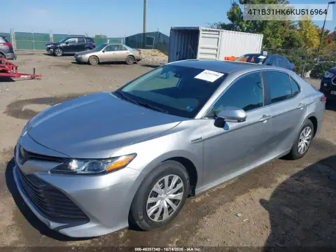 4T1B31HK6KU516964 — 2019 Toyota Camry, фото 3 с аукциона IAAI, Задняя часть справа