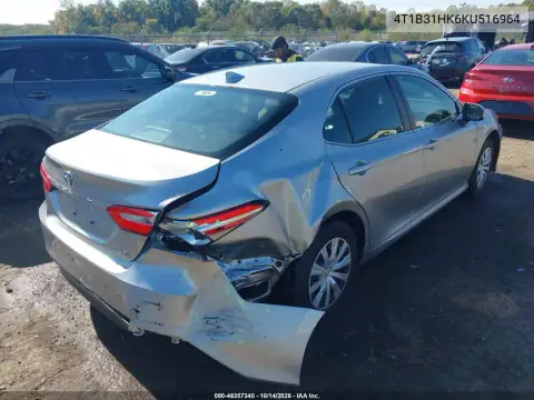 4T1B31HK6KU516964 — 2019 Toyota Camry, фото 5 с аукциона IAAI, Задняя часть справа