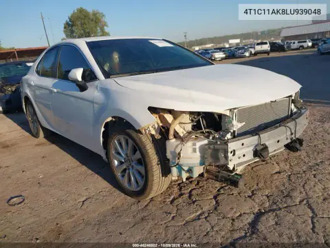 4T1C11AK8LU939048 — 2020 Toyota Camry, Передняя часть, фото до ремонта