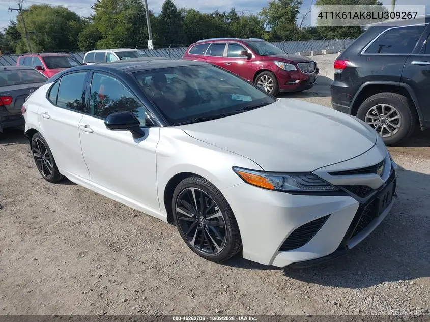 2020 Toyota Camry Xse VIN 4T1K61AK8LU309267 фото 2