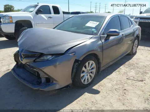 2020 Toyota Camry Le VIN 4T1C11AK7LU877934 фото 2