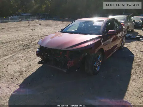 2020 Toyota Camry Le Hybrid VIN 4T1C31AK6LU525471 фото 3