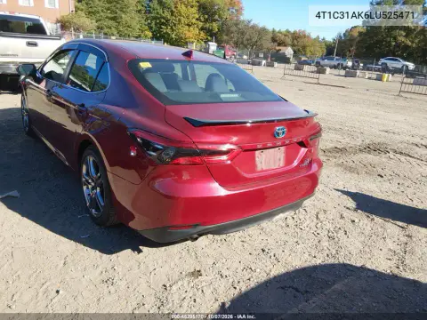 2020 Toyota Camry Le Hybrid VIN 4T1C31AK6LU525471 фото 4