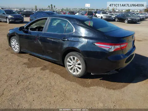 2020 Toyota Camry Le VIN 4T1C11AK7LU964006 фото 3