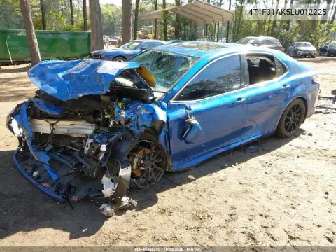4T1F31AK5LU012225 — 2020 Toyota Camry, фото 2 с аукциона IAAI, Передняя часть