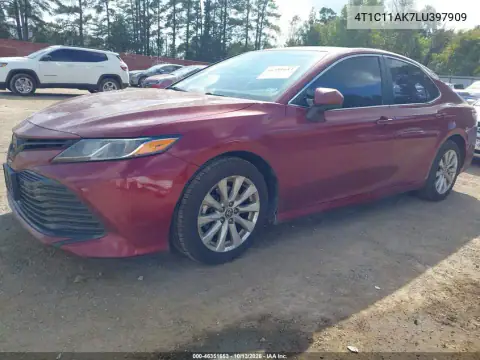 4T1C11AK7LU397909 — 2020 Toyota Camry, фото 3 с аукциона IAAI, Задняя часть