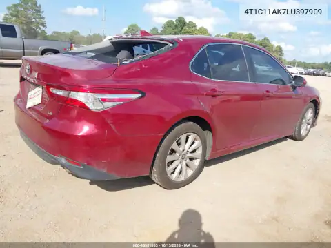 4T1C11AK7LU397909 — 2020 Toyota Camry, фото 5 с аукциона IAAI, Задняя часть