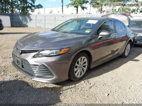 2021 Toyota Camry Le VIN 4T1C11AK7MU583208 фото 3