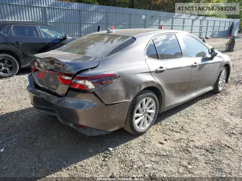 2021 Toyota Camry Le VIN 4T1C11AK7MU583208 фото 5