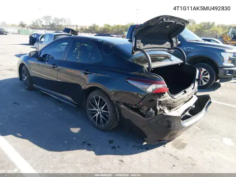 2021 Toyota Camry Se VIN 4T1G11AK5MU492830 фото 3