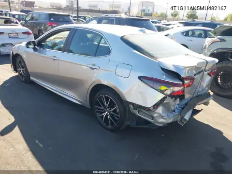 2021 Toyota Camry Se VIN 4T1G11AK5MU482167 фото 4