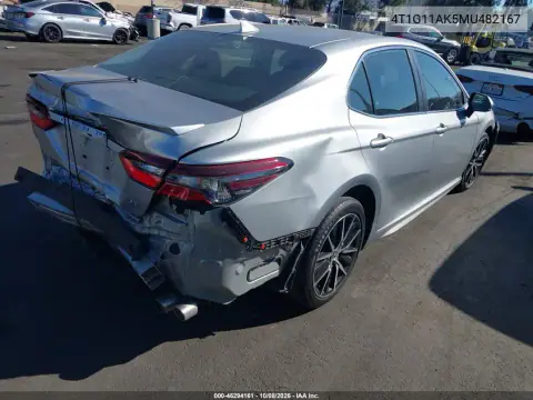 2021 Toyota Camry Se VIN 4T1G11AK5MU482167 фото 5