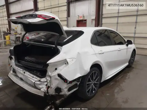 2021 Toyota Camry Se VIN 4T1T11AK1MU536160 фото 5