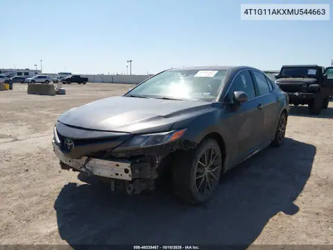 2021 Toyota Camry Se VIN 4T1G11AKXMU544663 фото 2