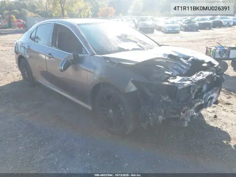 4T1R11BK0MU026391 — 2021 Toyota Camry, Неизвестные повреждения, фото до ремонта