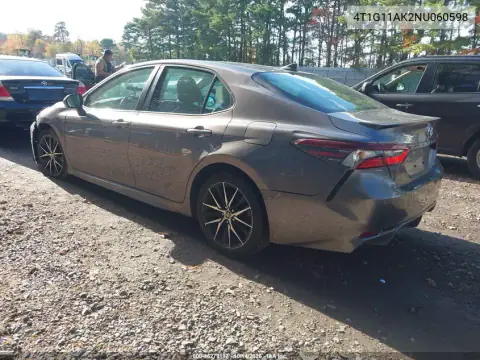 4T1G11AK2NU060598 — 2022 Toyota Camry, фото 4 с аукциона IAAI, Правый бок