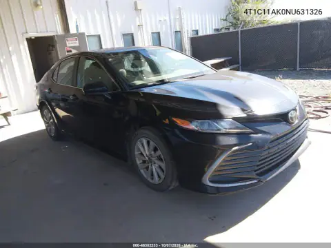 2022 Toyota Camry Le VIN 4T1C11AK0NU631326 фото 2