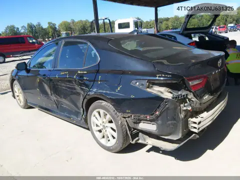 2022 Toyota Camry Le VIN 4T1C11AK0NU631326 фото 4