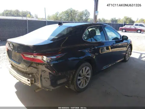 2022 Toyota Camry Le VIN 4T1C11AK0NU631326 фото 5