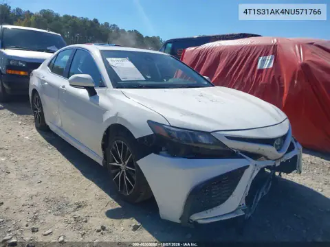 4T1S31AK4NU571766 — 2022 Toyota Camry, Естественный износ, фото до ремонта