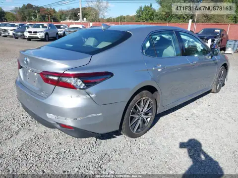 2022 Toyota Camry Xle Hybrid VIN 4T1F31AK7NU578163 фото 4