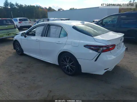 2022 Toyota Camry Se Hybrid VIN 4T1G31AK6NU598750 фото 3
