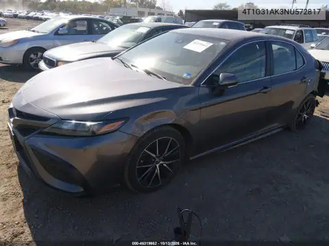 4T1G31AK3NU572817 — 2022 Toyota Camry, фото 3 с аукциона IAAI, Сзади слева