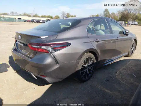 4T1G31AK3NU572817 — 2022 Toyota Camry, фото 5 с аукциона IAAI, Сзади слева