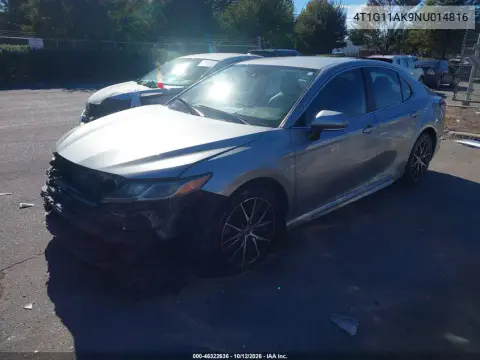 2022 Toyota Camry Se VIN 4T1G11AK9NU014816 фото 3