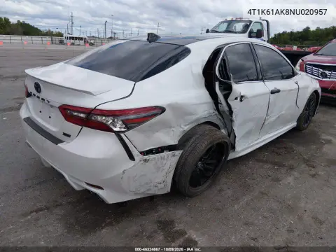 2022 Toyota Camry Xse VIN 4T1K61AK8NU020957 фото 5