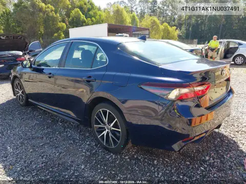 2022 Toyota Camry Se VIN 4T1G11AK1NU037491 фото 4
