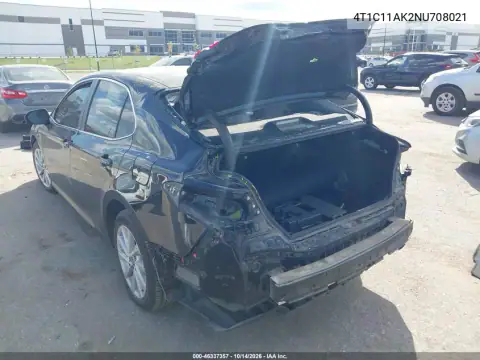 4T1C11AK2NU708021 — 2022 Toyota Camry, фото 4 с аукциона IAAI, Задняя часть