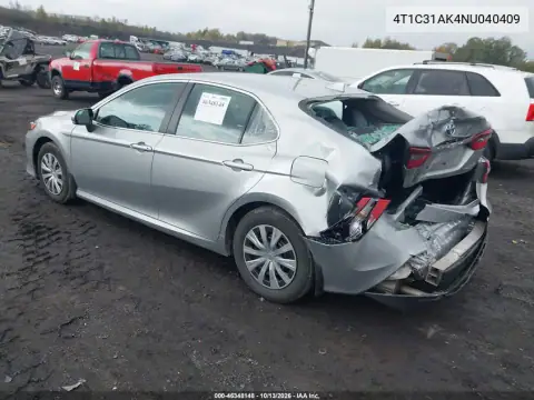 4T1C31AK4NU040409 — 2022 Toyota Camry, фото 4 с аукциона IAAI, Задняя часть