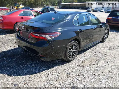 4T1G11AK0NU636964 — 2022 Toyota Camry, фото 5 с аукциона IAAI, Передняя часть слева