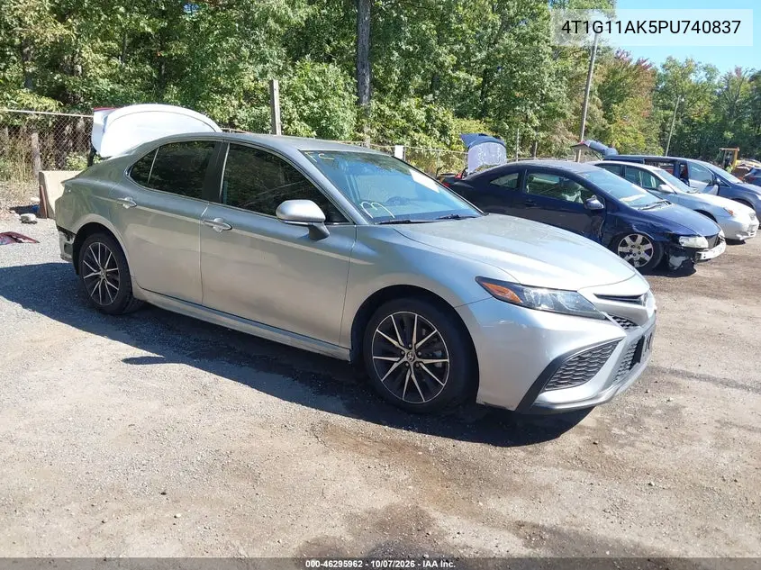 2023 Toyota Camry Se VIN 4T1G11AK5PU740837 фото 2