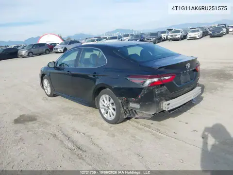 2024 Toyota Camry Se Night Shade/Se VIN 4T1G11AK6RU251575 фото 4