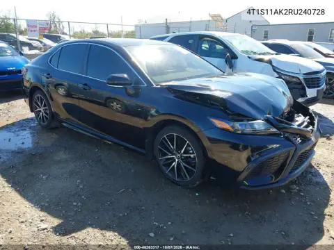 4T1S11AK2RU240728 — 2024 Toyota Camry, Передняя часть, фото до ремонта