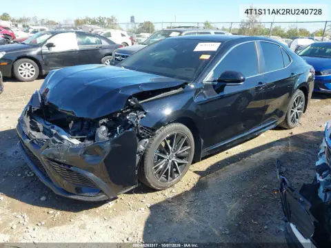 2024 Toyota Camry Se VIN 4T1S11AK2RU240728 фото 2