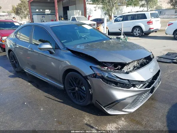 4T1DAACK0SU511314 — 2025 Toyota Camry, Передняя часть (Front End), фото до ремонта
