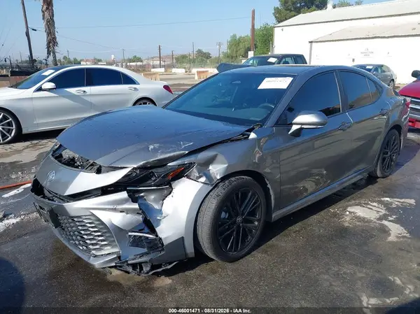 4T1DAACK0SU511314 — 2025 Toyota Camry, фото 2 с аукциона IAAI 14.10.2026, Передняя часть