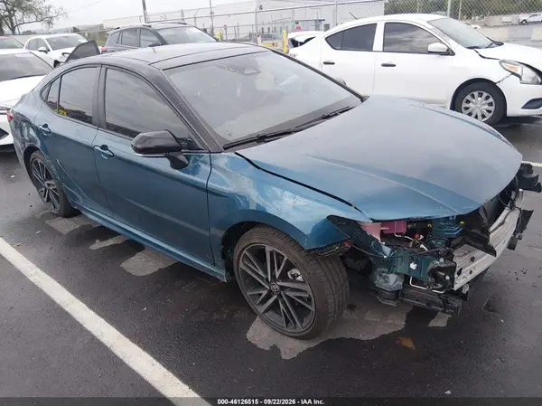 4T1DAACK9SU001138 — 2025 Toyota Camry, Передняя часть (Front End), фото до ремонта