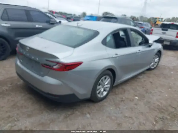4T1DAACK6SU103223 — 2025 Toyota Camry, фото 4 с аукциона IAAI 30.09.2026, Передняя часть