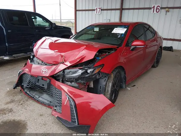 4T1DAACK5SU147181 — 2025 Toyota Camry, фото 2 с аукциона IAAI, Передняя часть
