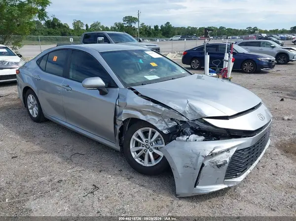 4T1DAACK1SU648827 — 2025 Toyota Camry, Биологическая или химическая опасность (Biohazard), фото до ремонта