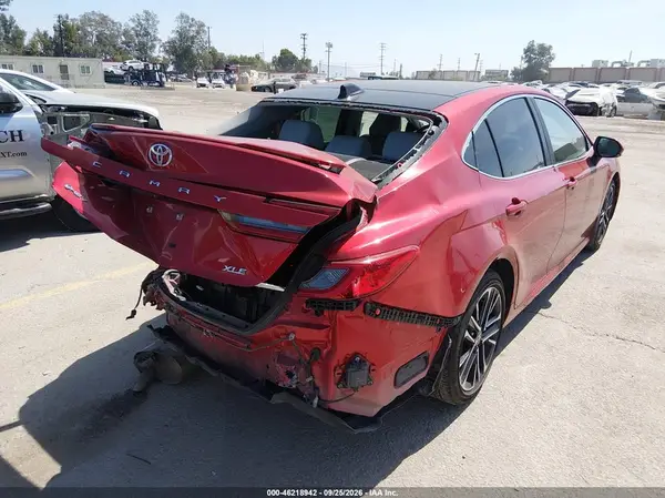 4T1DAACK4SU007803 — 2025 Toyota Camry, фото 4 с аукциона IAAI, Задняя часть