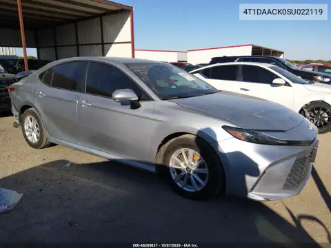 2025 Toyota Camry Le VIN 4T1DAACK0SU022119 фото 2