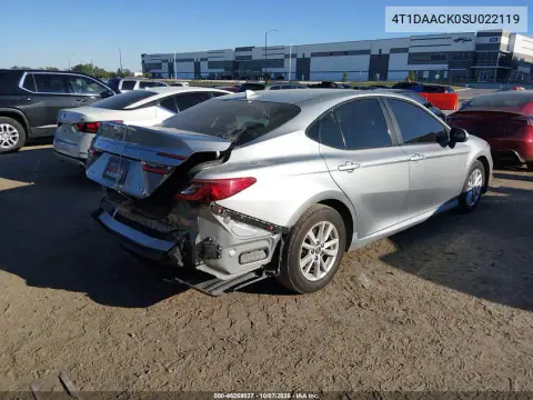 2025 Toyota Camry Le VIN 4T1DAACK0SU022119 фото 5