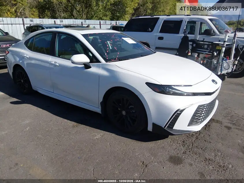 2025 Toyota Camry Se VIN 4T1DBADK8SU036717 фото 2