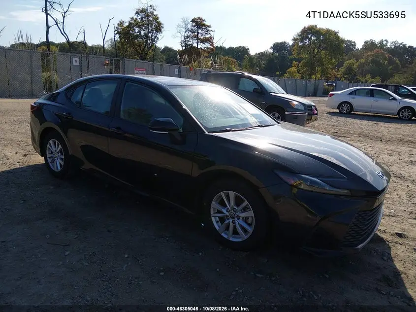 2025 Toyota Camry Le VIN 4T1DAACK5SU533695 фото 1