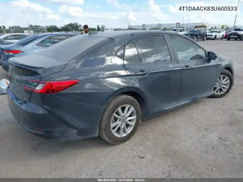 4T1DAACK8SU600533 — 2025 Toyota Camry, фото 5 с аукциона IAAI, Передняя часть слева